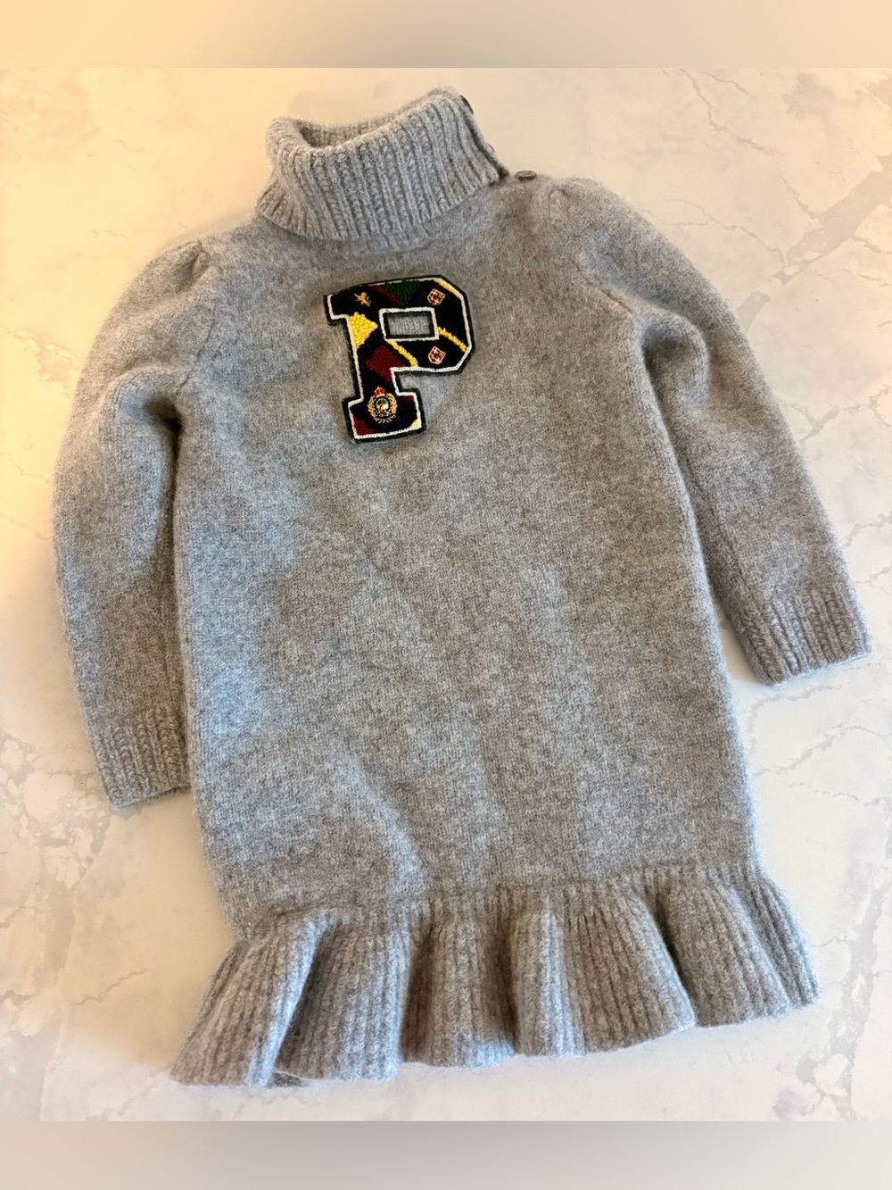 Polo Ralph Lauren Sweater Dress 100% Wool - Size 3T